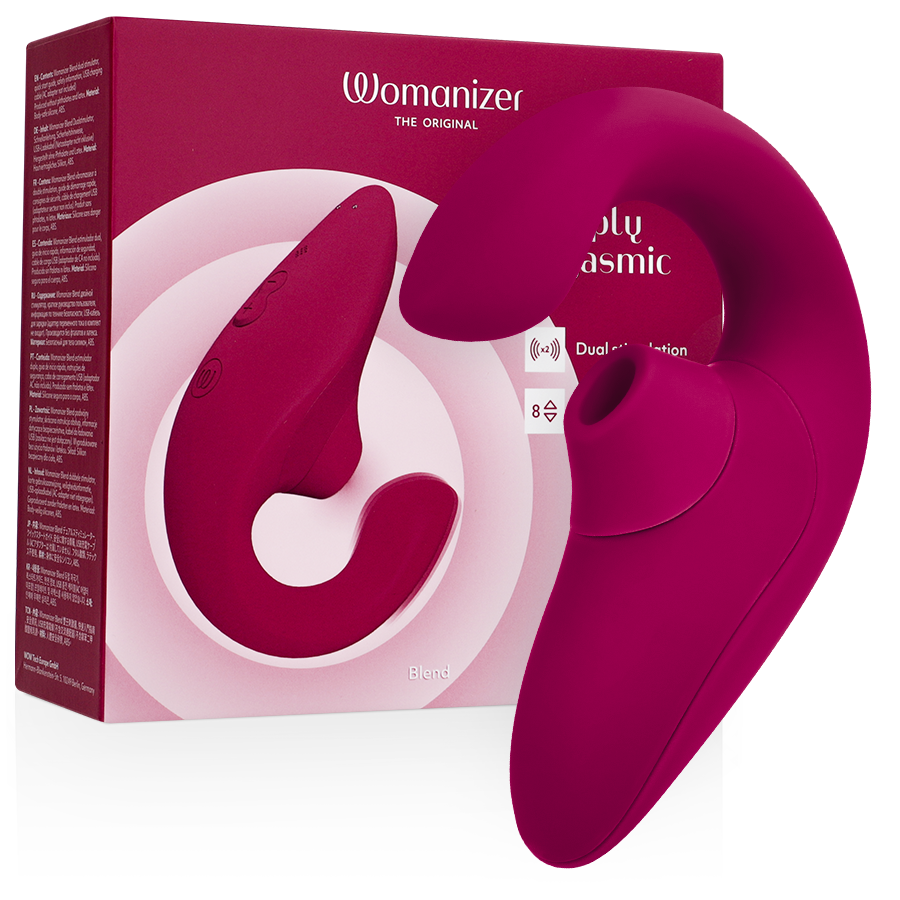 Blend Rabbit — Pleasure Air & Punto G Combinado Fucsia · WOMANIZER · Blend