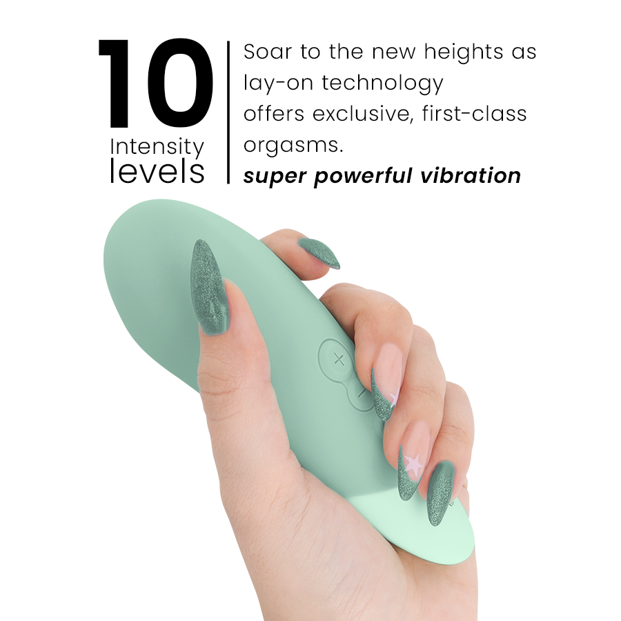 Vibe UltraWave — Vibrador Lay-On Silencioso Verde · WOMANIZER · Vibe