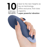 Vibe UltraWave — Vibrador Lay-On Silencioso Azul · WOMANIZER · Vibe