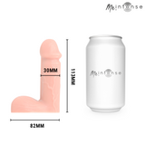 Floppy Mr Intense — Packer Realístico de Silicona Ultrablanda · Talla S