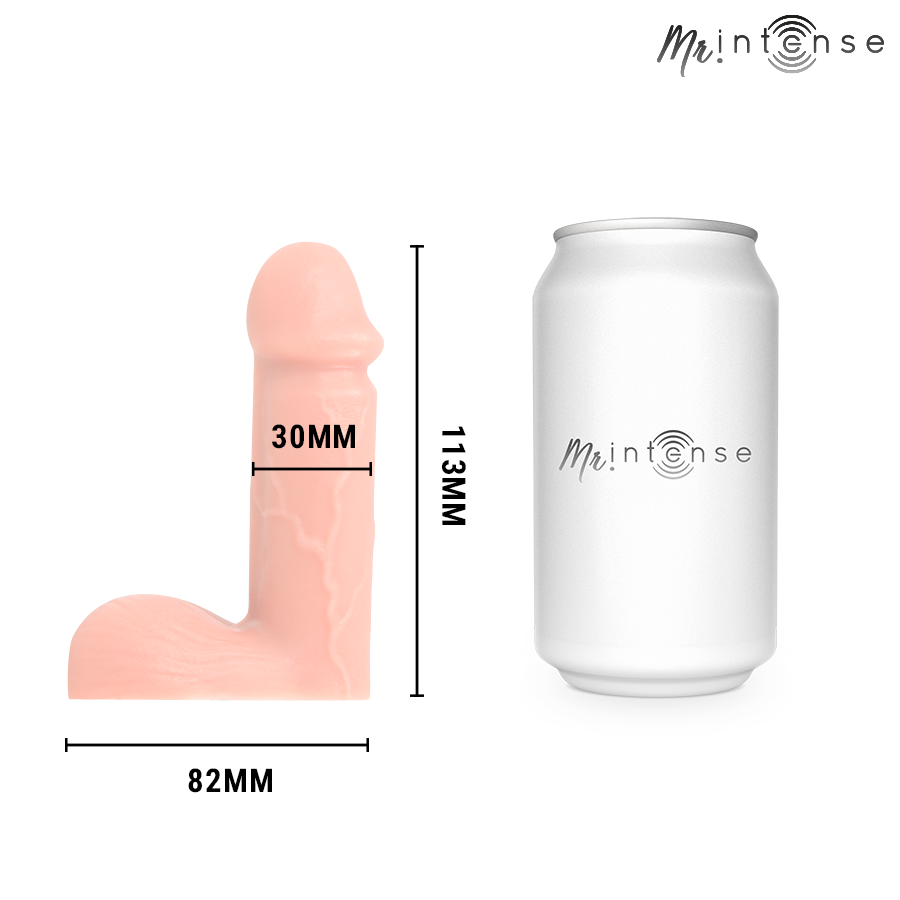 Floppy Mr Intense — Packer Realístico de Silicona Ultrablanda · Talla S