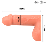 Floppy Mr Intense — Packer Realístico de Silicona Ultrablanda · Talla S
