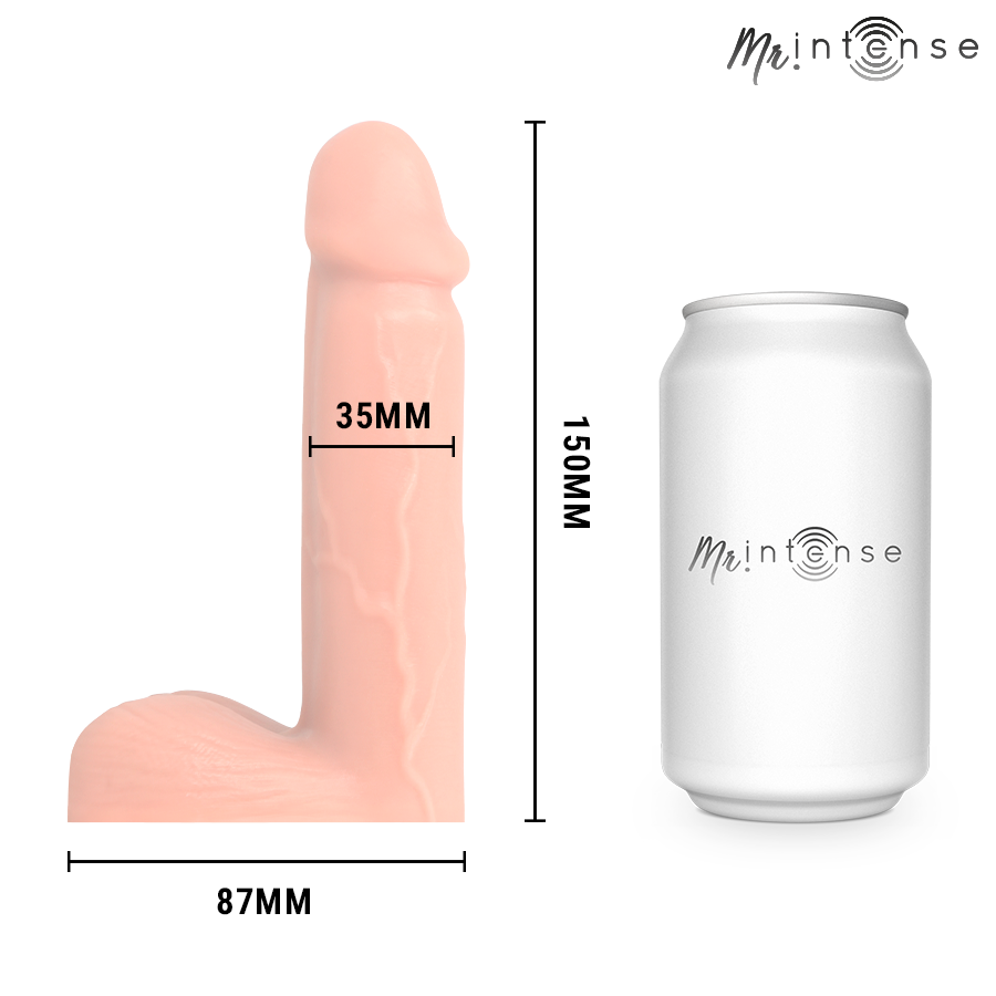 Floppy Mr Intense — Packer Realístico de Silicona Ultrablanda · Talla M