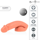 Floppy Mr Intense — Packer Realístico de Silicona Ultrablanda · Talla L