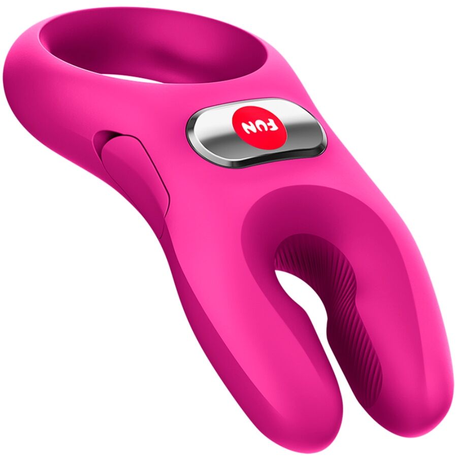 Nōs Pro — Anillo Pene Doble Motor Brazos Extralargos Magenta · FUN FACTORY · Nōs Pro