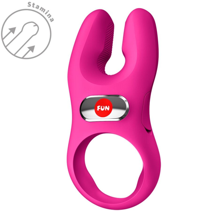 Nōs Pro — Anillo Pene Doble Motor Brazos Extralargos Magenta · FUN FACTORY · Nōs Pro