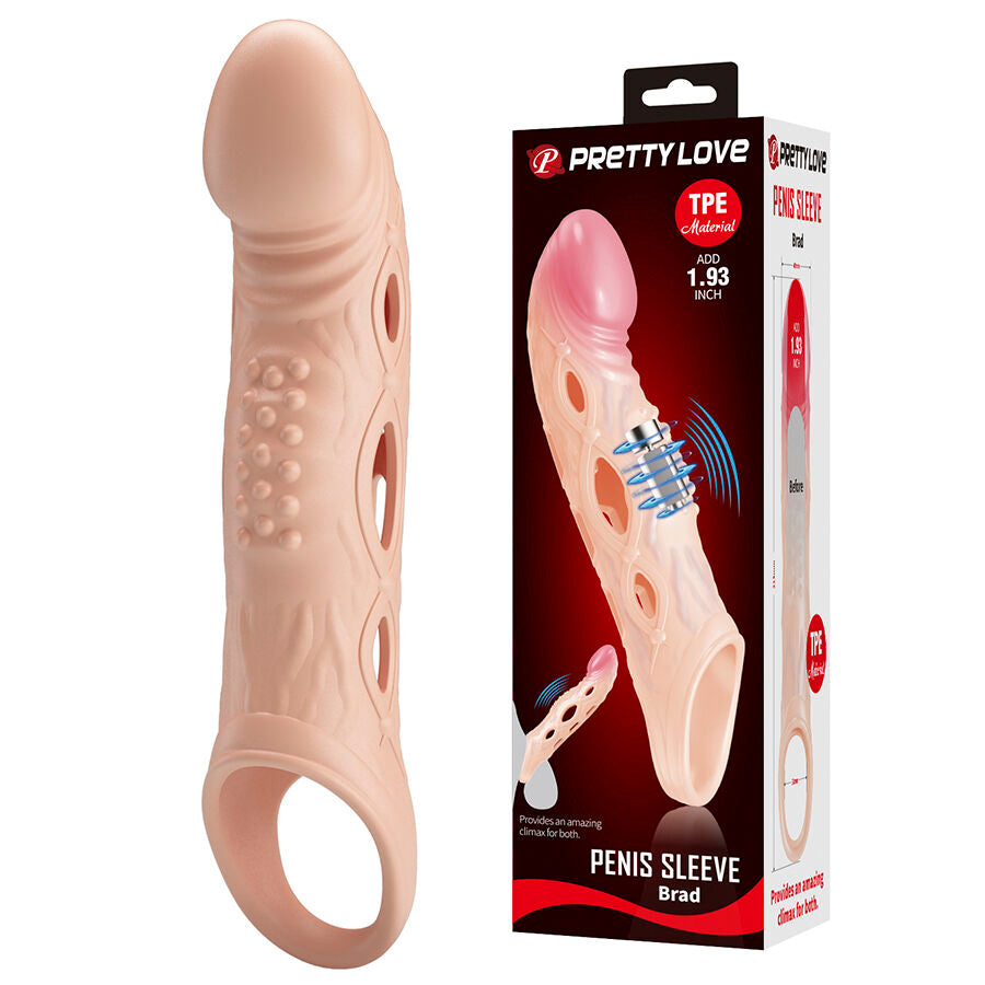 PRETTY LOVE - BRAD FUNDA PARA PENE CON VIBRACIÓN