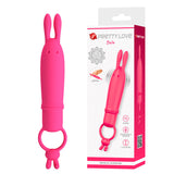PRETTY LOVE - DELIA VIBRADOR RABBIT CON ANILLO DE SUJECIÓN