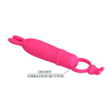 PRETTY LOVE - DELIA VIBRADOR RABBIT CON ANILLO DE SUJECIÓN