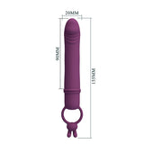 PRETTY LOVE - CORA VIBRADOR FORMA PENE CON ANILLO DE SUJECIÓN