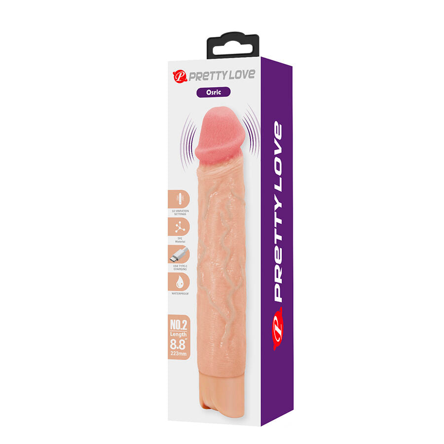 PRETTY LOVE - OSRIC VIBRADOR REALÍSTICO FLEXIBLE