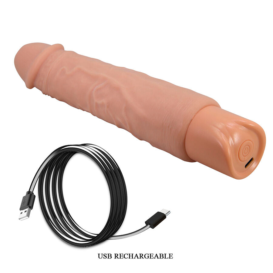 PRETTY LOVE - RUFUS VIBRADOR REALÍSTICO FLEXIBLE