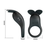 PRETTY LOVE - CARLTON ANILLO PARA PENE CON ESTIMULADOR DE CLÍTORIS