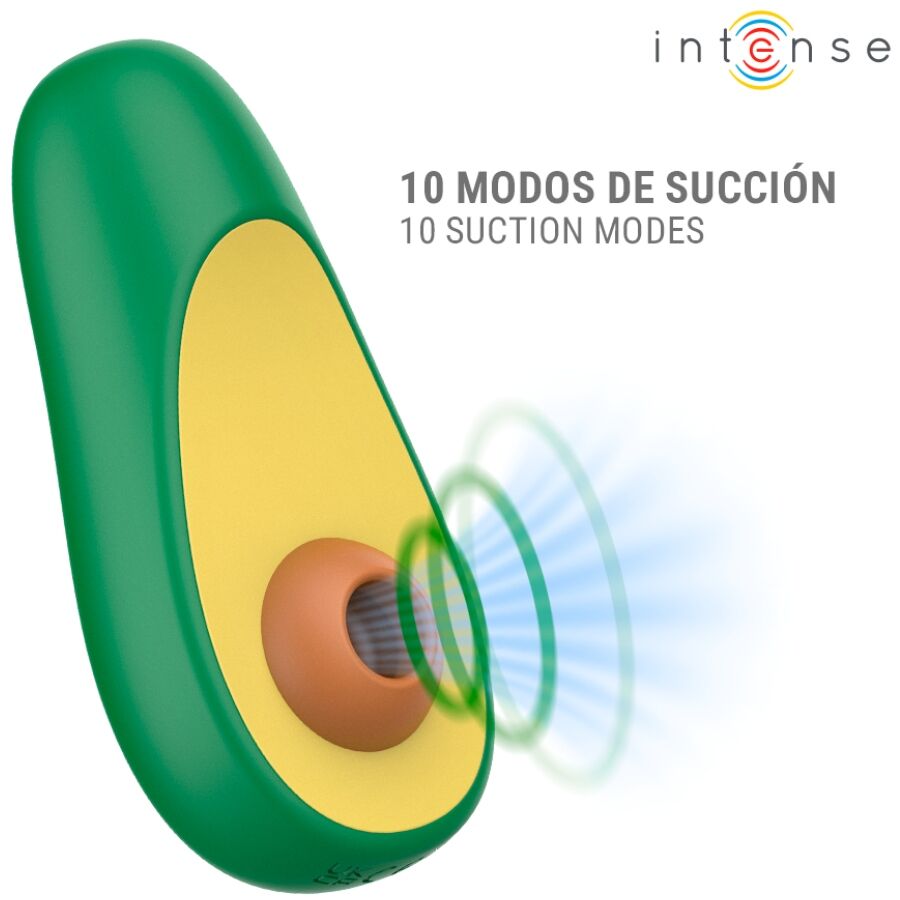INTENSE - WAKI ESTIMULADOR SUCCIONADOR DE CLÍTORIS AGUACATE