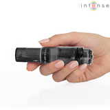 INTENSE - KURT MINI MASAJEADOR CON 4 CABEZALES INTERCAMBIABLES NEGRO