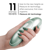 Pro Vibrant — Aire Placer Sin Contacto Verde Salvia · WOMANIZER · Pro Vibrant