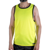MACHO - CMV001 CAMISETA GYM AMARILLA S/M