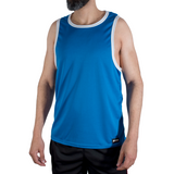 MACHO - CMV002 CAMISETA GYM AZUL L/XL