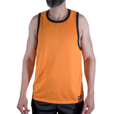 MACHO - CMV005 CAMISETA GYM NARANJA S/M