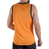 MACHO - CMV005 CAMISETA GYM NARANJA S/M