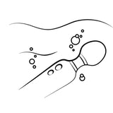 ROMP - FLIP VIBRADOR WAND SILENCIOSO 10 MODOS AZUL