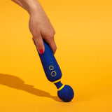 ROMP - FLIP VIBRADOR WAND SILENCIOSO 10 MODOS AZUL