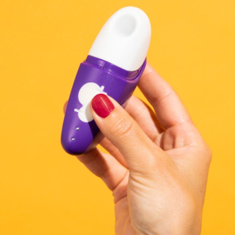 ROMP - FREE ESTIMULADOR DE CLÍTORIS CON TAPA 10 NIVELES RECARGABLE MORADO