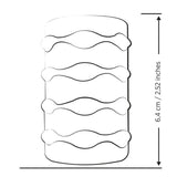 ROMP - MOSH MASTURBADOR MASCULINO TRANSPARENTE CON FUNDA REVERSBLE DE 6 CM
