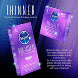 SKINS - PRESERVATIVOS SIN LATEX XL PACK 4