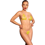 Destello Amarillo — Bikini de Lentejuelas Luminoso