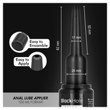 BLACK HOLE - APLICADOR DE LUBRICANTE ANAL TALLA L 100 ML