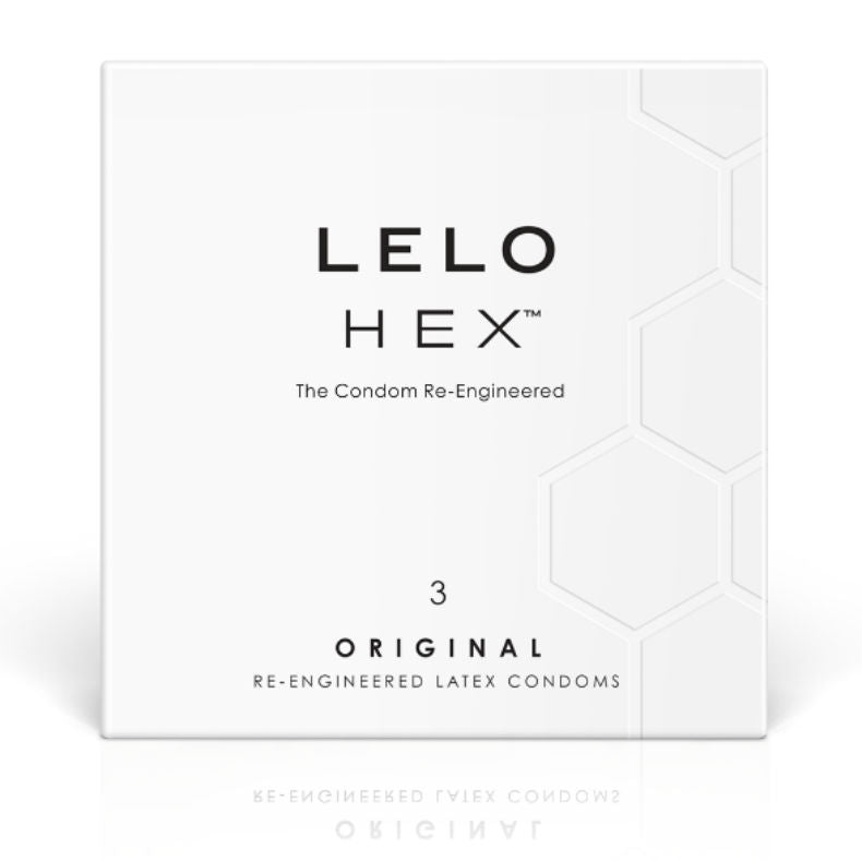 Hex — Condón Hexagonal Premium Caja 3 · LELO · Hex