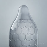 Hex — Condón Hexagonal Premium Caja 3 · LELO · Hex