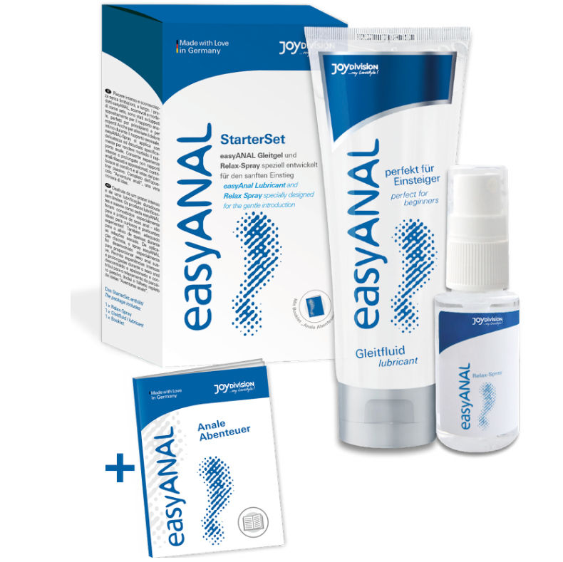 Easy Anal Joydivision — Estuche Iniciación con Lubricante y Spray Relajante
