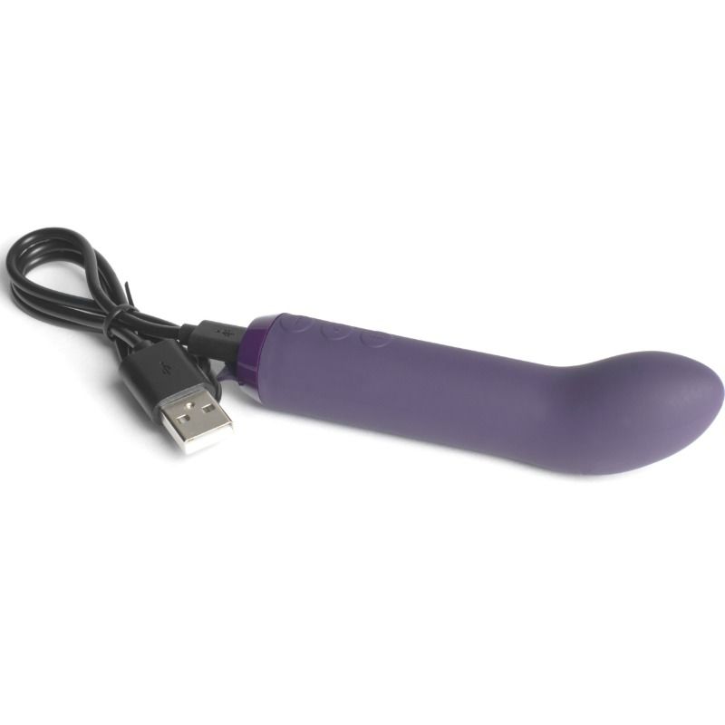 Bala Curva Dual Lila — Estimulación Punto G & Clítoris Lila · JE JOUE · BALA PUNTO G