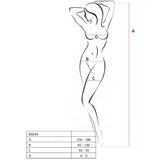 PASSION - WOMAN BS034 BODYSTOCKING NEGRO TALLA ÚNICA