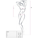 PASSION - WOMAN BS035 BODYSTOCKING ROJO TALLA ÚNICA
