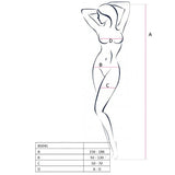 PASSION - WOMAN BS045 BODYSTOCKING NEGRO TALLA ÚNICA