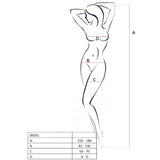 PASSION - WOMAN BS031 BODYSTOCKING NEGRO TALLA ÚNICA