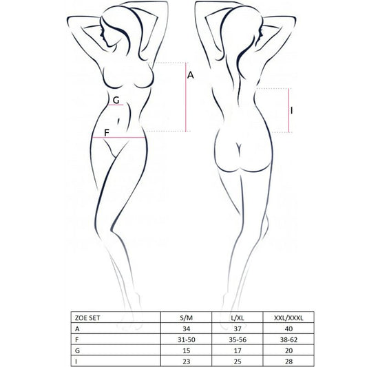 PASSION - WOMAN ZOE SET TALLA S/M