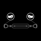 FETISH SUBMISSIVE - ARNÉS PARA HACERLO ESTILO PERRITO CON FORRO DE NEOPRENO