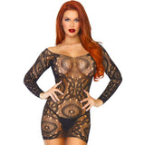 Encaje Etéreo — Mini Vestido de Ganchillo Seductor