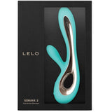 Soraya 2 — Rabbit Doble Motor Silicona Extra Suave Verde · LELO · Soraya 2