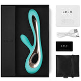 Soraya 2 — Rabbit Doble Motor Silicona Extra Suave Verde · LELO · Soraya 2