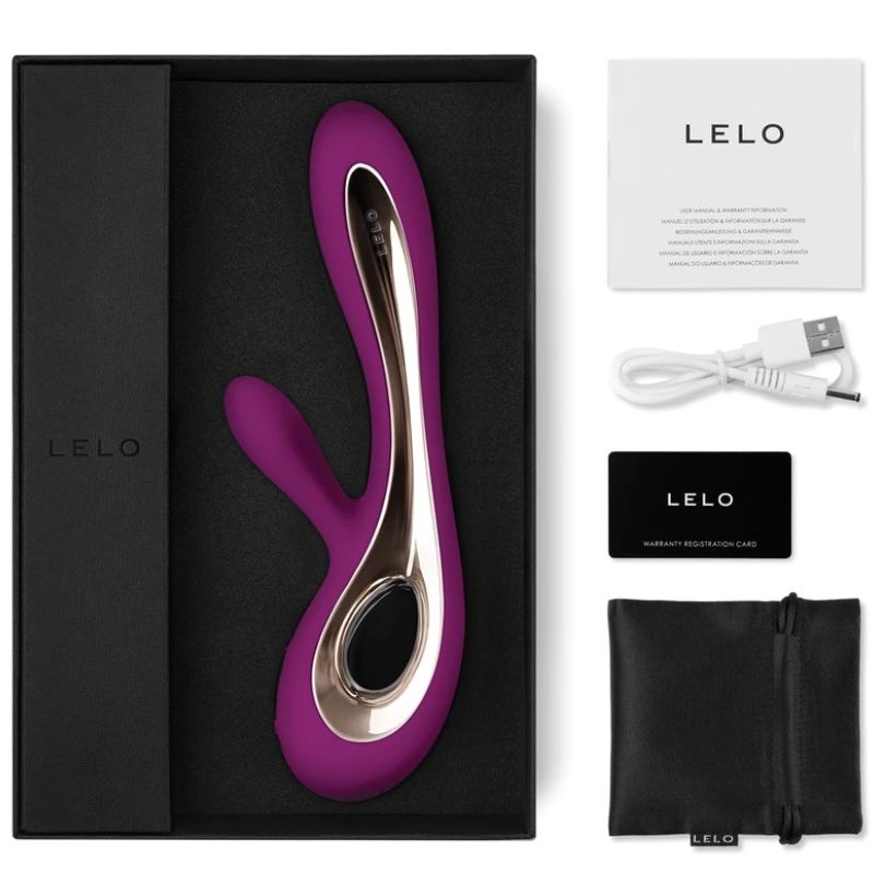 Soraya 2 — Rabbit Doble Motor Silicona Extra Suave Morado · LELO · Soraya 2