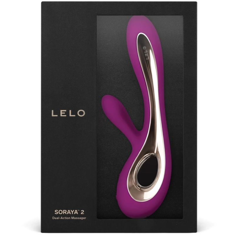 Soraya 2 — Rabbit Doble Motor Silicona Extra Suave Morado · LELO · Soraya 2