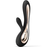 Soraya 2 — Rabbit Doble Motor Silicona Extra Suave Negro · LELO · Soraya 2
