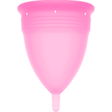 STERCUP - COPA MENSTRUAL FDA SILICONA ROSA - TALLA L