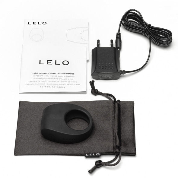 Tor II — Anillo Parejas Recargable Doble Potencia Negro · LELO · Tor II