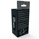 ADDICTED TOYS - PLUG ANAL CON ANILLA DOBLE PENE Y TESTÍCULOS NEGRO